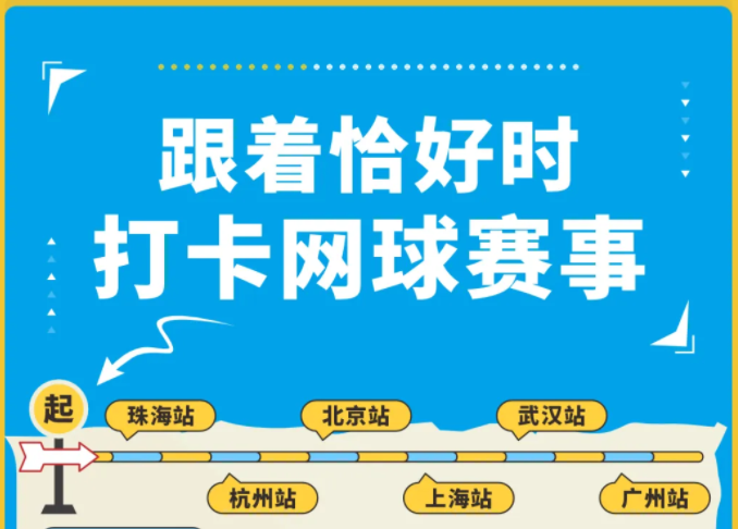 我們來(lái)了，跟著恰好時(shí)打卡網(wǎng)球賽事！